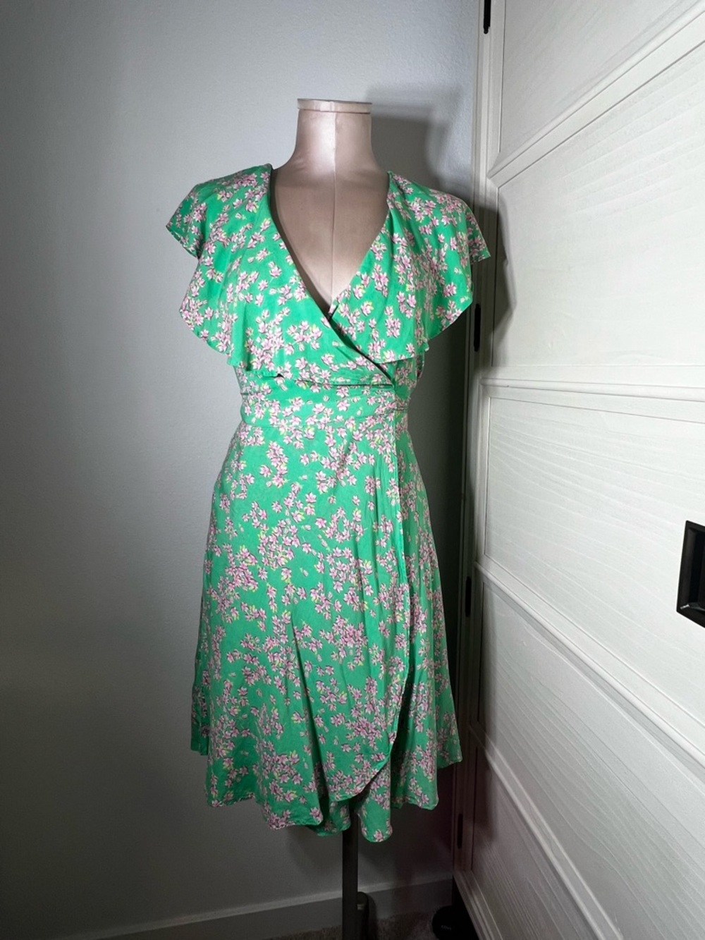Draper James RSV Floral Wrap Dress Sz XS